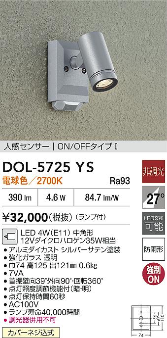 DOL-5725YS