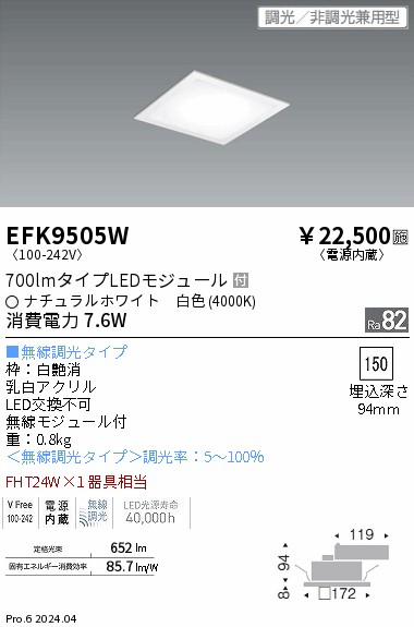 EFK9505W
