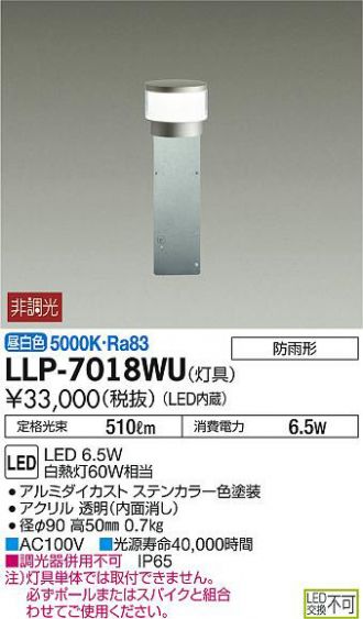 LLP-7018WU
