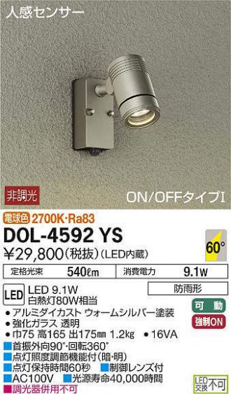 DOL-4592YS