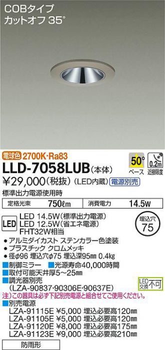 LLD-7058LUB