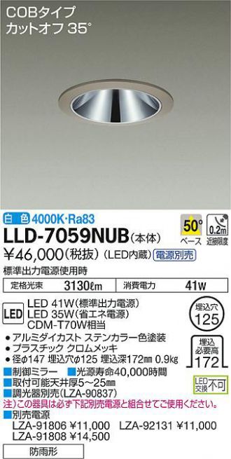 LLD-7059NUB