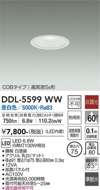 DDL-5599WW