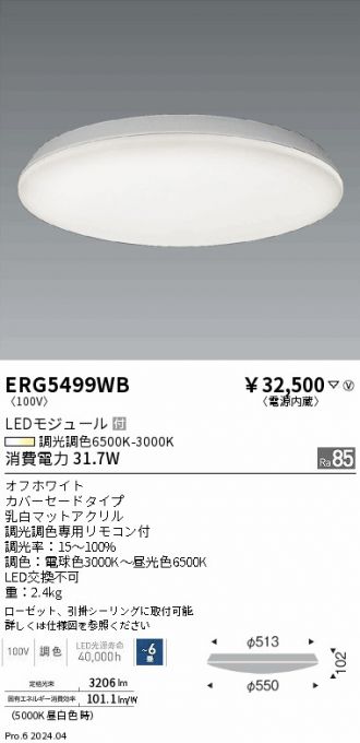 ERG5499WB