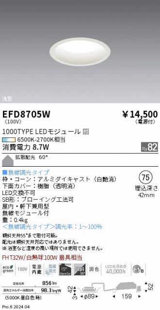 EFD8705W