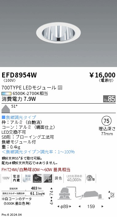 EFD8954W