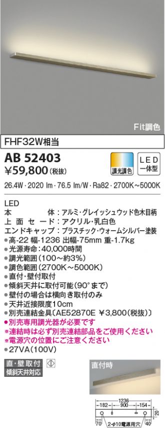 KOIZUMI コイズミ照明 LEDブラケット AB 取引企業は交渉注視 コイズミ照明器具 ブラケット 一般形 LED :AB:あかりのAtoZ 通販  