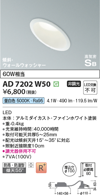 AD7202W50