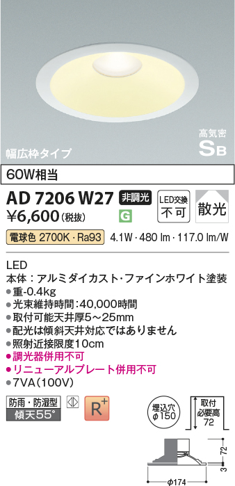 KAD7206W27