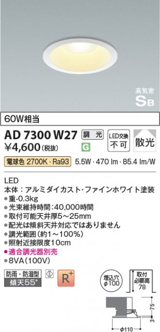 AD7300W27