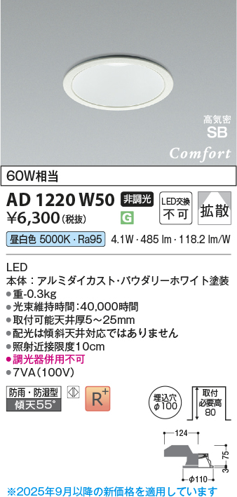 AD1220W50