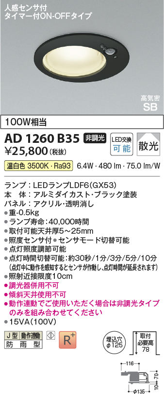 AD1260B35