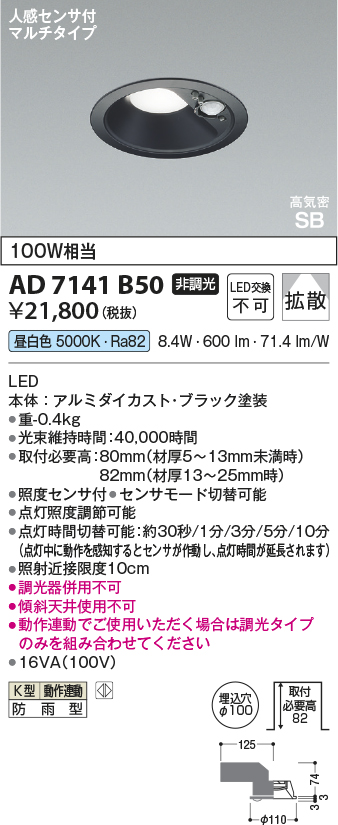 AD7141B50