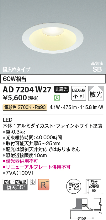 AD7204W27