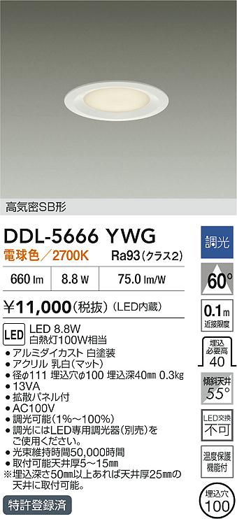 DDL-5666YWG