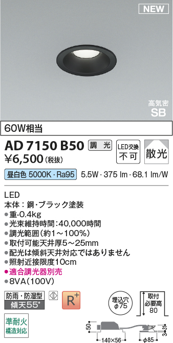 AD7150B50