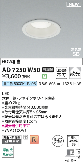 AD7250W50