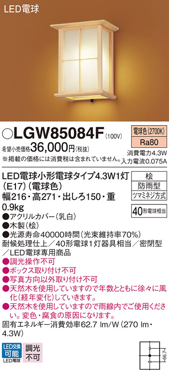 LGW85084F