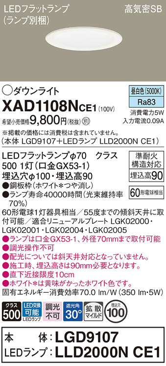 XAD1108NCE1