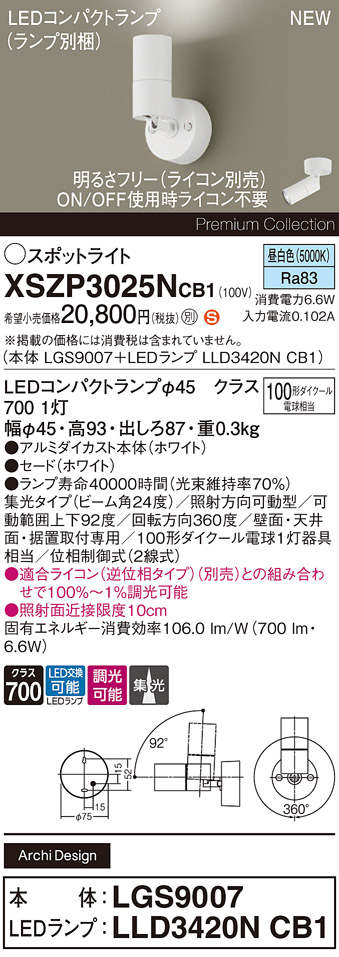 XSZP3025NCB1